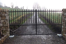Security railings - Londonderry - Irwin Dougherty Engineering - Gates